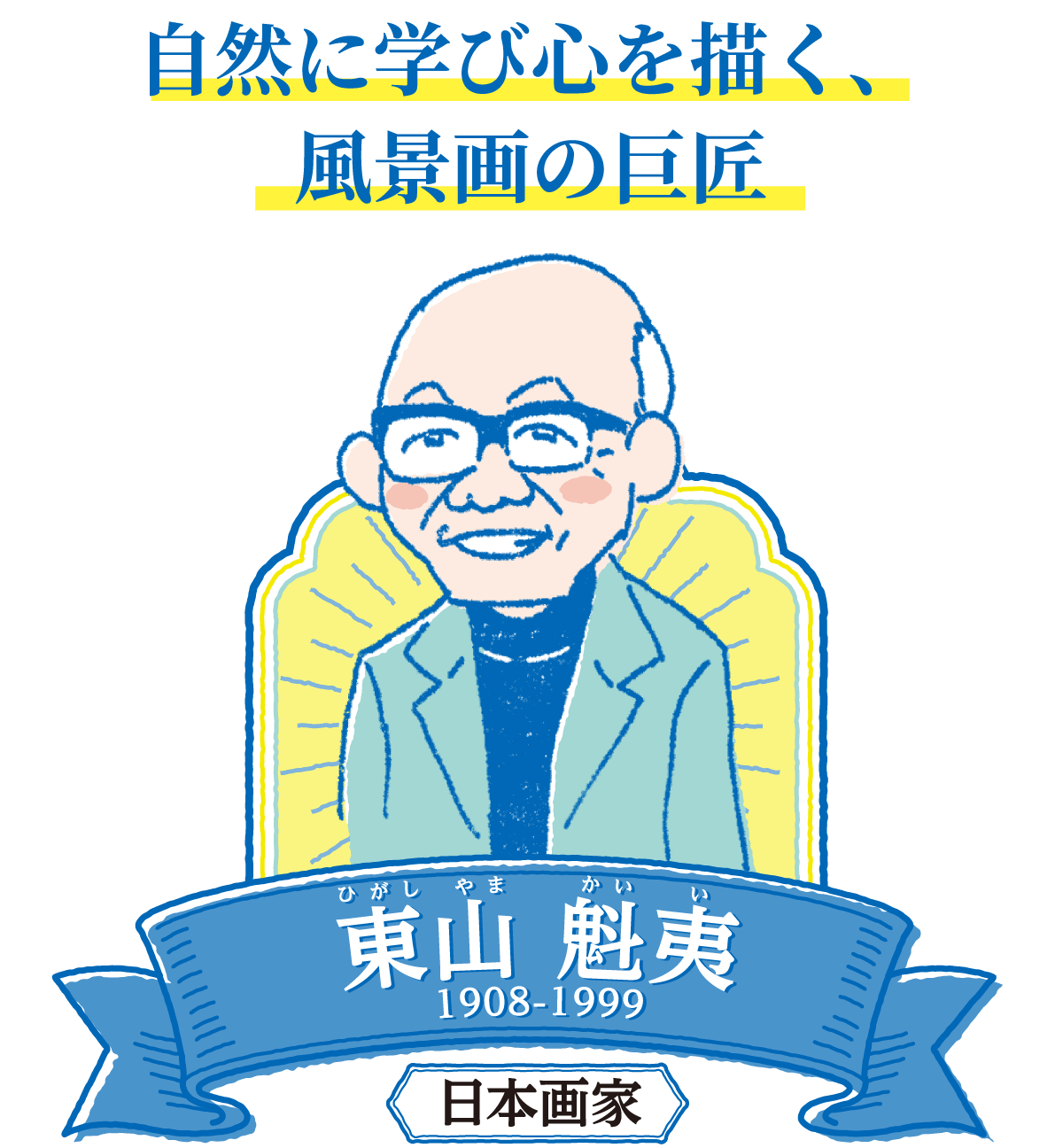 自然に学び心を描く、風景画の巨匠　東山魁夷