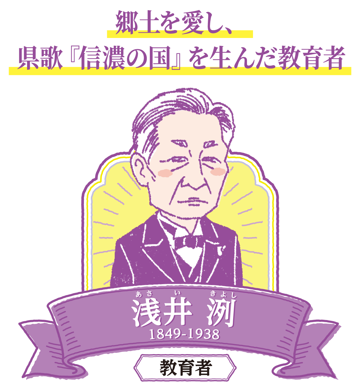 郷土を愛し、県歌『信濃の国』を生んだ教育者 浅井洌